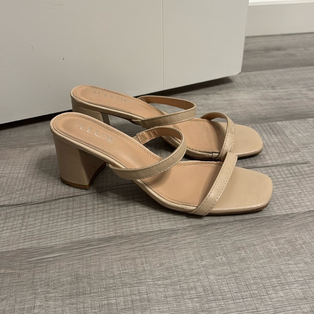 Illude nude heels